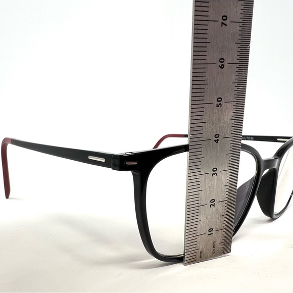 VIVID EYEWEAR VIVID 2014 TEXTURE ACETATE EYEGLASS Black 53-16-140 - Picture 8 of 9